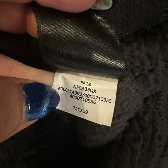 The North Face Campshire Sherpa Fleece Pull Over Sweater Size Medium M Dk Grey - Picture 6 of 9